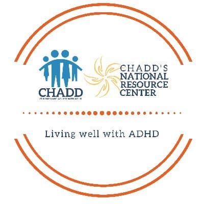 Screenshot of CHADD (Children and Adults with ADHD)